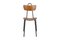 Chairs in Wood and Metal, 1950s, Set of 4, Image 5