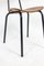 Chairs in Wood and Metal, 1950s, Set of 4, Image 10