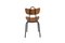 Stühle aus Holz & Metall, 1950er, 4er Set 4
