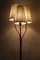 Swedish Modern Floor Lamps in Brass and Rattan, Set of 2 13