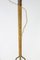 Swedish Modern Floor Lamps in Brass and Rattan, Set of 2 12