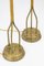 Swedish Modern Floor Lamps in Brass and Rattan, Set of 2, Image 8