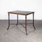 Large Square Industrial Console Table, Belgium, 1940s 1