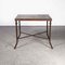 Large Square Industrial Console Table, Belgium, 1940s 4