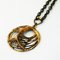 Collar Spiderweb de bronce de Karl Laine, Finlandia, años 70, Imagen 5