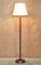 Vintage Stehlampe mit handgefertigtem Endon Lampenschirm, 1940er 2