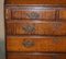 George III English Oak Thomas Chippendale Carved Bureau Bookcase, 1760 4