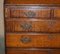 George III English Oak Thomas Chippendale Carved Bureau Bookcase, 1760, Image 4