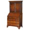 George III English Oak Thomas Chippendale Carved Bureau Bookcase, 1760 1