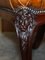 Carved Chesterfield Brown Leather Dining Chairs from C Hindley & Sons, 1845, Set of 5 12