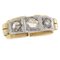 Three-Diamond 18 Kt Gold Ring, Image 1