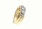 Anello con tre diamanti in oro 18 Kt, Immagine 2