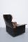Brown Leather Lounge Chair and Ottoman by Dieter Rams for Vistoe 4