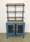 Industrial Blue Cabinet with Shelves, 1960s 2