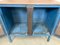 Mueble industrial azul con estantes, años 60, Imagen 15