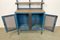 Industrial Blue Cabinet with Shelves, 1960s 13