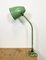 Lampe de Bureau Industrielle Verte, 1960s 3