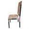 Dining Chairs in Chrome Metal, Set of 6 4