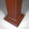 Vintage Continental Walnut Torchere Stand Display Column, 1950s 9