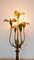 Colored Metal Palm Tree Floor Lamp with Wooden Stand, Italy, 1970s, Image 6