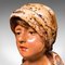 Antique Portrait Bust, French, Decorative, Female Figure, Victorian, Art Nouveau 9