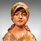 Busto de retrato antiguo, francés, decorativo, figura femenina, victoriano, modernista, Imagen 7