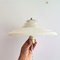 Mid-Century Modern Portuguese White Acrylic Hanging Lamp with Clip on Shade, 1970s 16