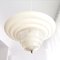 Mid-Century Modern Portuguese White Acrylic Hanging Lamp with Clip on Shade, 1970s 5