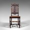 Antike schottische viktorianische Stühle aus geschnitzter Eiche, 2er Set 2