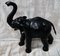 Leather Elephant Sculptures, Set of 2 5