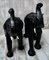 Leather Elephant Sculptures, Set of 2, Image 3