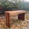 Wooden and Leather Desk, Image 4