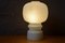 Vintage Space Age Design Lampe aus Opalglas 3
