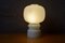 Vintage Space Age Design Lampe aus Opalglas 2