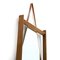 Spiegel mit Holzrahmen und Regal, 1960er 12