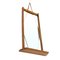 Mirror With Wooden Frame and Shelf, 1960s 4