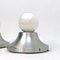 Round Aluminum Wall Lamps from Stilux Milano, 1960s, Set of 2 8