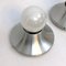 Round Aluminum Wall Lamps from Stilux Milano, 1960s, Set of 2 6