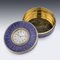 Versilberte & emaillierte französische Schachtel mit Uhr von Tiffany & Co, 1900er 6