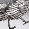 20th-Century Solid Silver Pheasant Ornamental Statues, 1960s, Set of 2, Image 15
