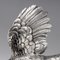 Ornamentale Fasanenstatuen aus massivem Silber, 1960er, 2er Set 16