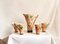 Brocca Mid-Century in ceramica con bicchieri, Italia, anni '50, set di 5, Immagine 7