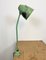 Industrielle grüne Tischlampe, 1960er 7