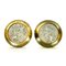 Mid-Century Gilt and Glass Ceiling Lamps or Sconces from Stilux Milano, Set of 2 1