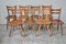 Scandinavian Wooden Chairs, Set of 6, Image 16