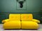 Gelbes Modulares 2-Sitzer Sofa von KM Wilkins für G Plan, 2er Set 1