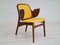 Danish Model 107 Lounge Chair in Wool & Beech by Hans Olsen for Bramin, 1960s, Image 6