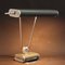 Lampe de Bureau Art Déco Verte et Chrome par Eileen Gray pour Jumo, France, 1940s 2