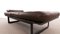 Italian Dark Brown Leather Daybed Lounger by Marco Zanuso for Zanotta 9