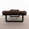 Italian Dark Brown Leather Daybed Lounger by Marco Zanuso for Zanotta 12